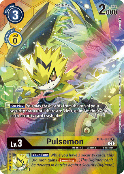 ALTERNATE ART Pulsemon BT6-033