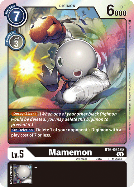 SUPER RARE Mamemon BT6-064