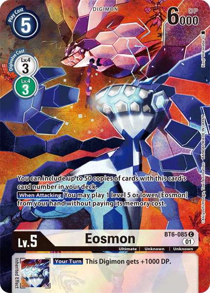 Eosmon (Alternate Art) BT6-085 - Common BT11 Dimensional Phase