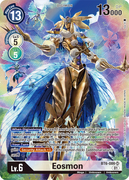 ALTERNATE ART Eosmon BT6-086