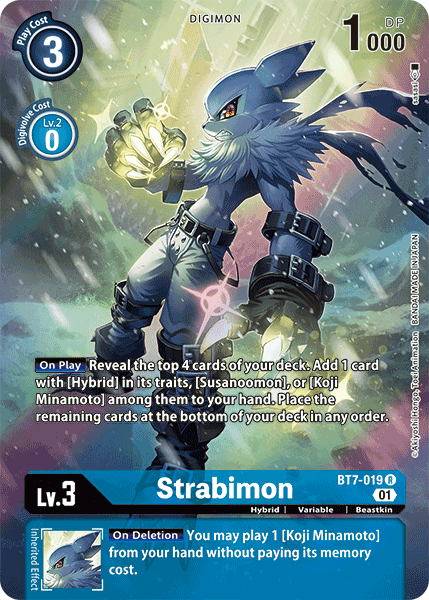 Strabimon BT7-019 -  Alternative Art BT07 Next Adventure