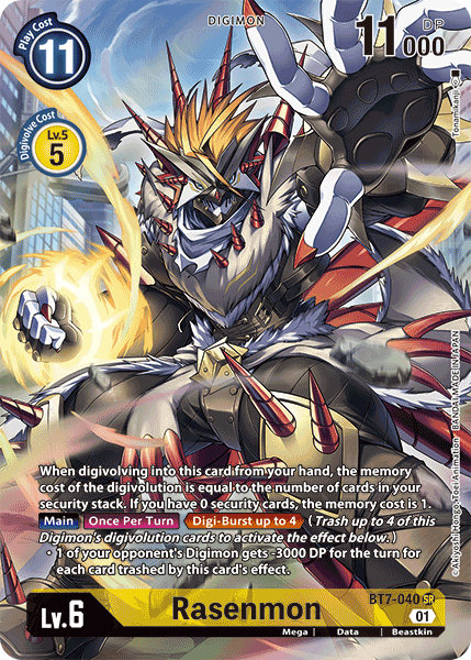 Rasenmon BT7-040 -  Alternative Art BT07 Next Adventure