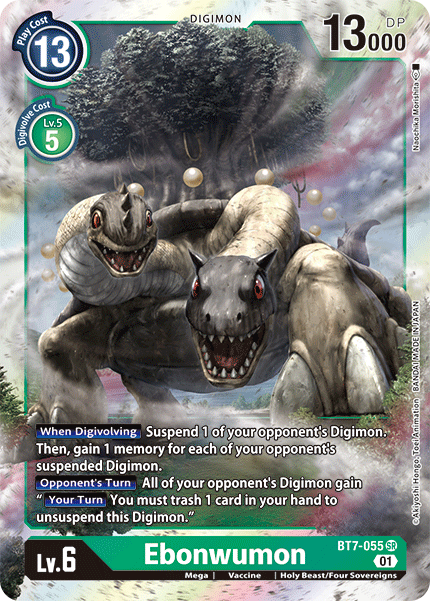 Ebonwumon BT7-055 -  Super Rare BT07 Next Adventure