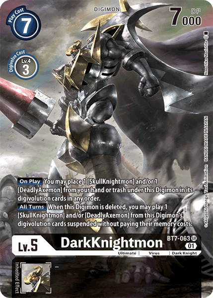 DarkKnightmon BT7-063 -  Alternative Art BT07 Next Adventure