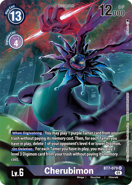 Cherubimon BT7-079 -  Alternative Art BT07 Next Adventure