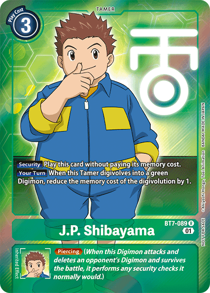 J.P. Shibayama BT7-089 - Alternative Art BT07 Next Adventure