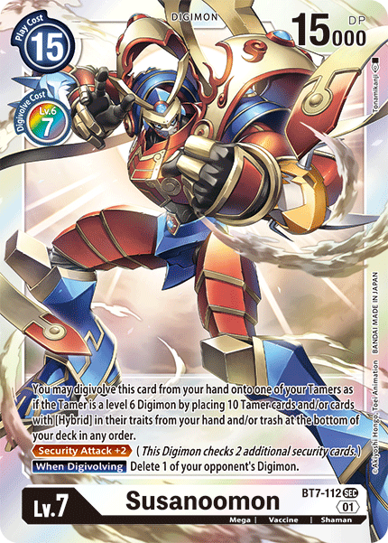 Susanoomon BT7-112 - Secret Rare BT07 Next Adventure