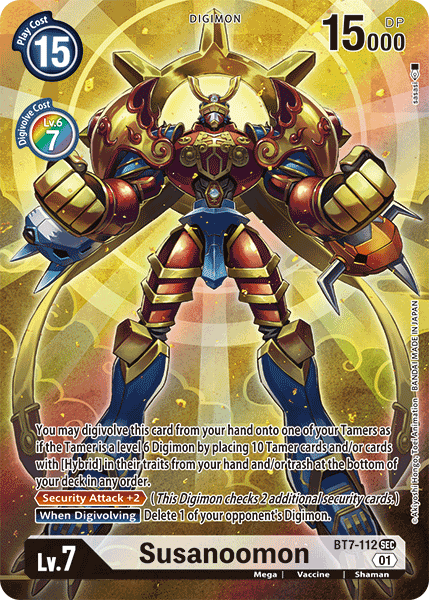 Susanoomon BT7-112 - Alternative Art BT07 Next Adventure