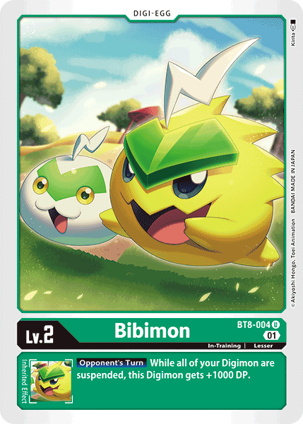 Bibimon BT8-004 - Uncommon BT08 New Awakening