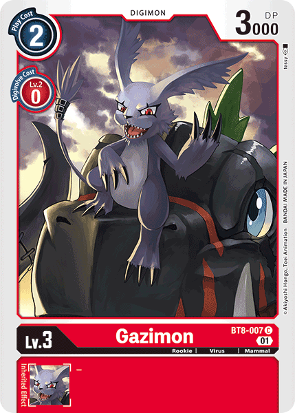 Gazimon BT8-007 - Common BT08 New Awakening