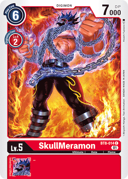 SkullMeramon BT8-014 - Common BT08 New Awakening