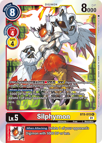 Silphymon BT8-015 - Rare BT08 New Awakening