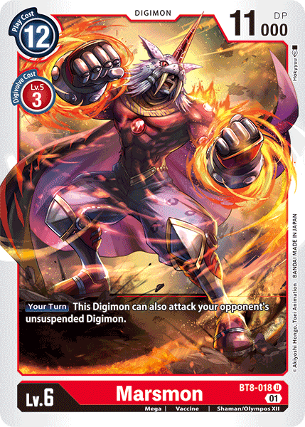 Marsmon BT8-018 - Uncommon BT08 New Awakening