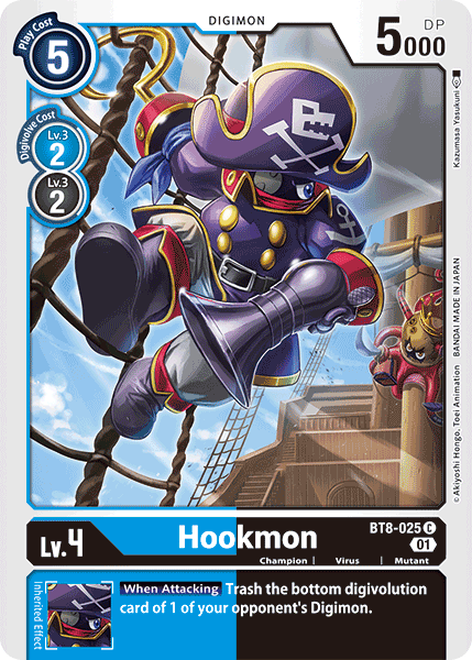 Hookmon BT8-025 - Common BT08 New Awakening