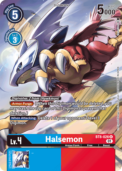 Halsemon BT8-026 - Alternate Art BT08 New Awakening