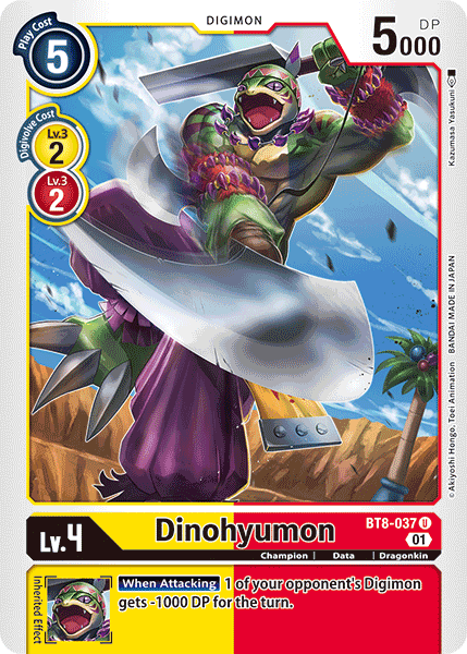Dinohyumon BT8-037 - Uncommon BT08 New Awakening