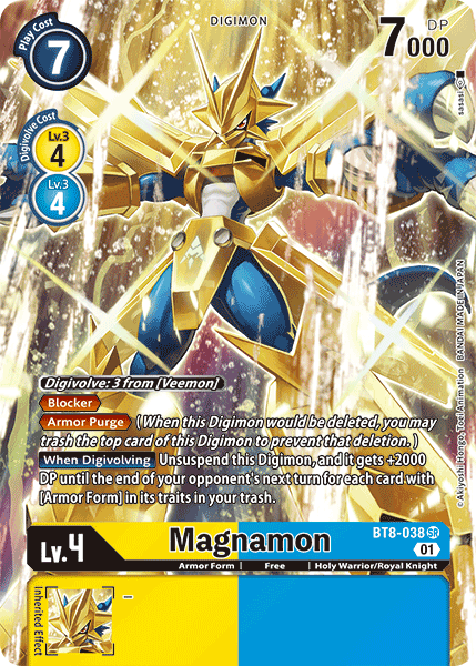 Magnamon BT8-038 - Alternate Art BT08 New Awakening
