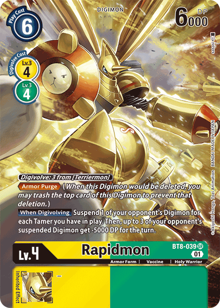 Rapidmon BT8-039 - Alternate Art BT08 New Awakening