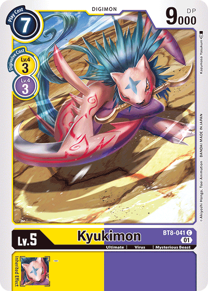 Kyukimon BT8-041 - Common BT08 New Awakening