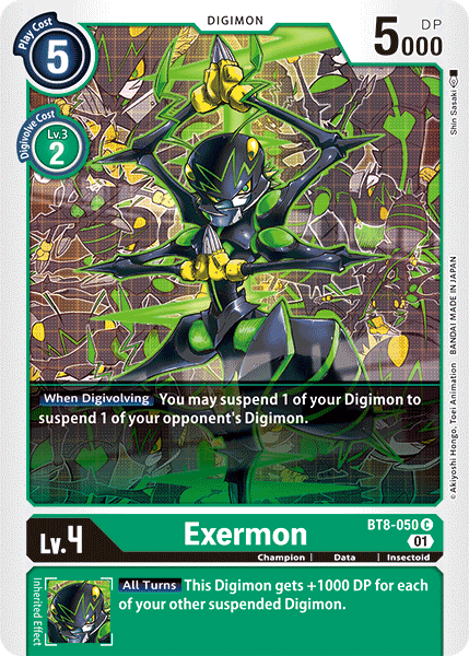 Exermon BT8-050 - Common BT08 New Awakening