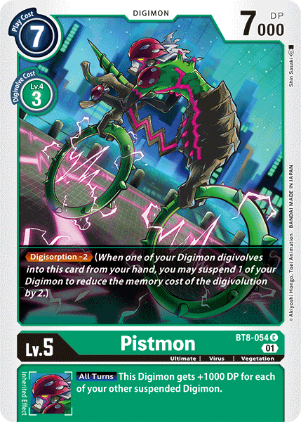 Pistmon BT8-054 - Common BT08 New Awakening