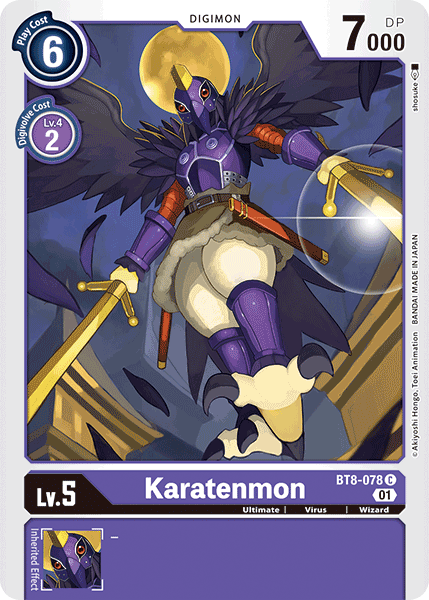 Karatenmon BT8-078 - Common BT08 New Awakening