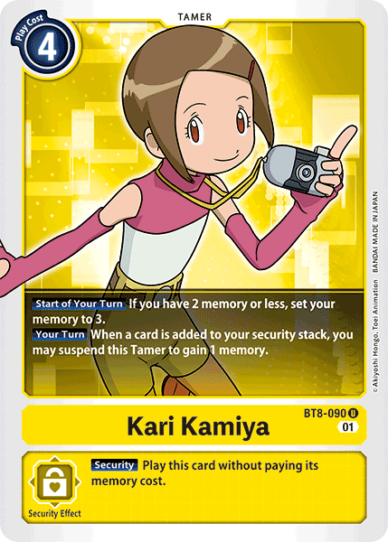Kari Kamiya BT8-090 - Uncommon BT08 New Awakening