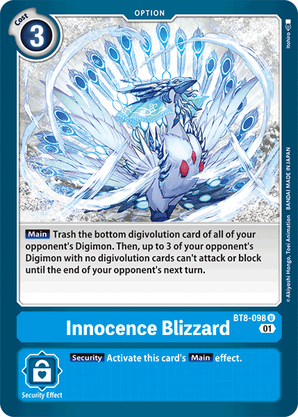 Innocence Blizzard BT8-098 - Uncommon BT08 New Awakening