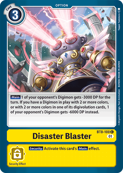 Disaster Blaster BT8-100 - Common BT08 New Awakening