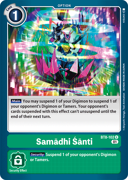 Sam?dhi ??nti BT8-102 - Uncommon BT08 New Awakening