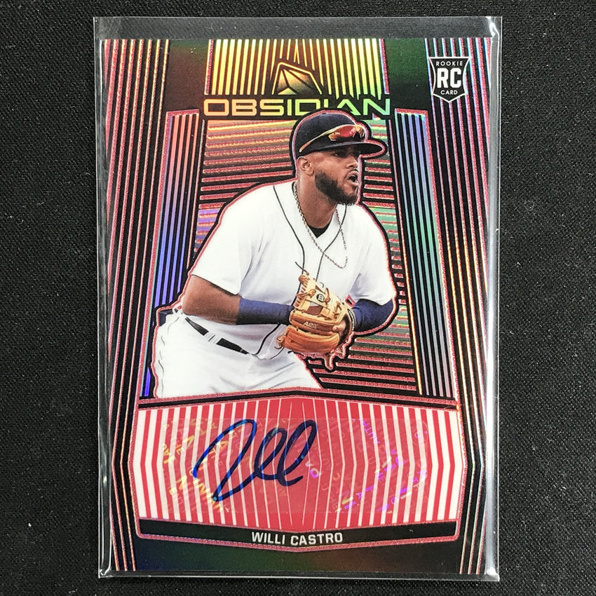2020 Chronicles WILLI CASTRO Obsidian Rookie Auto Red 6/15-Cherry Collectables