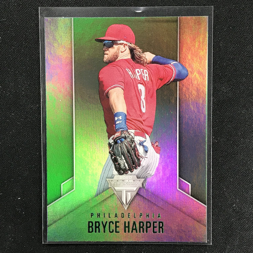 2020 Chronicles BRYCE HARPER Titanium Green #3-Cherry Collectables