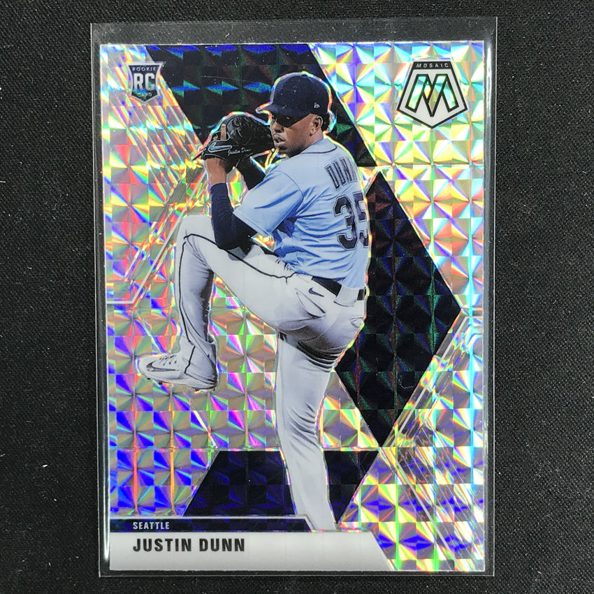 2020 Chronicles JUSTIN DUNN Mosaic Silver Mosaic Rookie #51-Cherry Collectables
