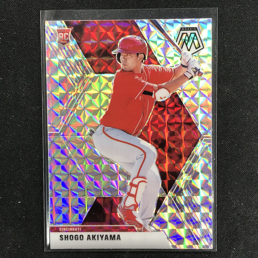 2020 Chronicles SHOGO AKIYAMA Mosaic Silver Mosaic Rookie #64-Cherry Collectables