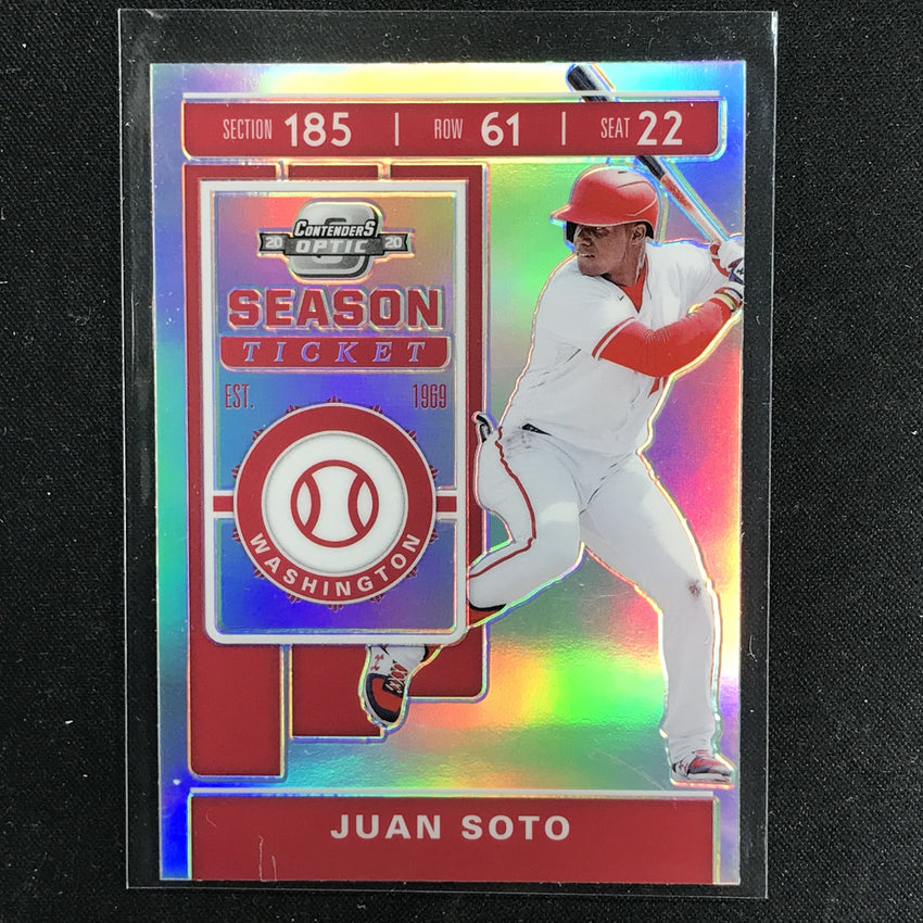 2020 Chronicles JUAN SOTO Contenders Optic Holo Silver #22-Cherry Collectables