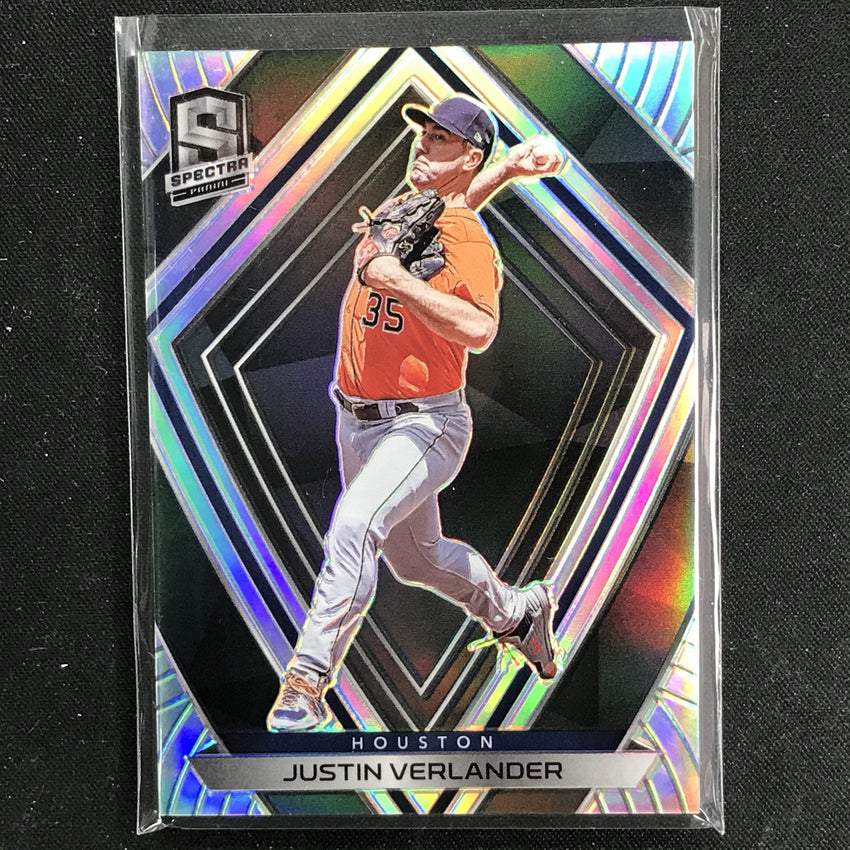 2020 Chronicles JUSTIN VERLANDER Spectra Base Silver #21-Cherry Collectables