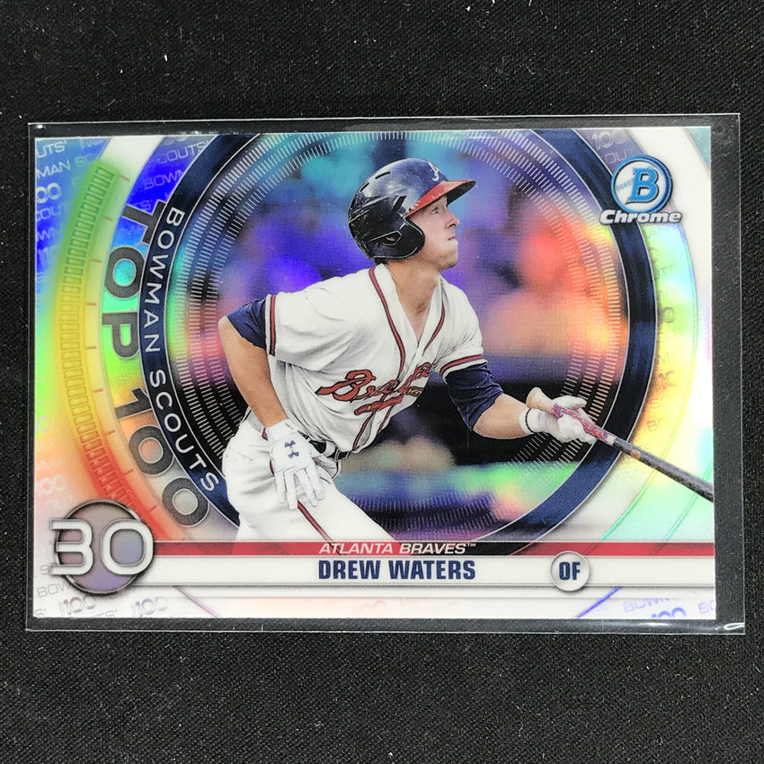 2020 Bowman Chrome DREW WATERS Bowman Scouts Top 100 #30-Cherry Collectables