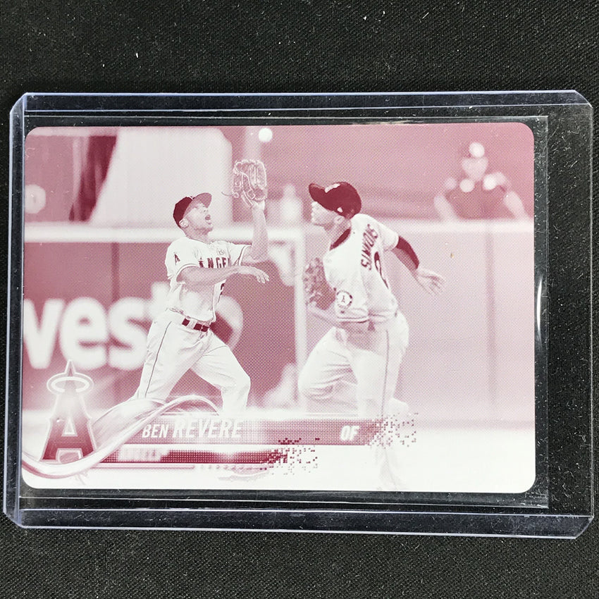 2018 Topps Series 2 BEN REVERE Printing Plate Magenta 1/1-Cherry Collectables