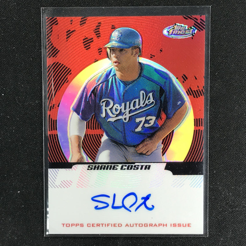 2005 Topps Finest SHANE COSTA Red Refractor Auto 30/399-Cherry Collectables
