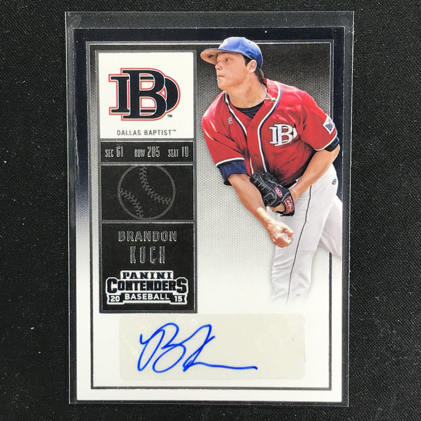 2015 Contenders BRANDON KOCH Rookie Auto #38-Cherry Collectables