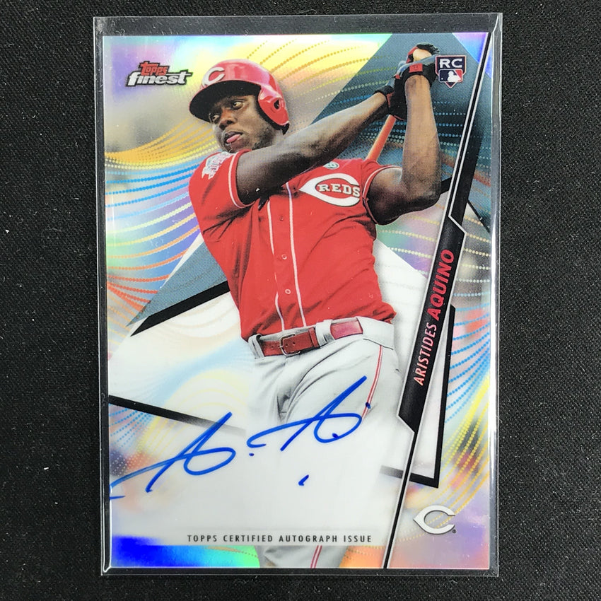 2020 Topps Finest ARISTIDES AQUINO Rookie Auto #AA-Cherry Collectables