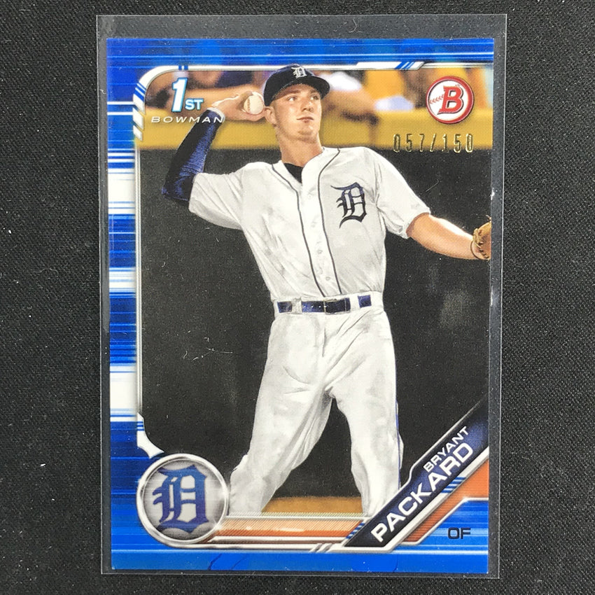 2019 Bowman BRYANT PACKARD 1st Bowman Blue 57/150-Cherry Collectables