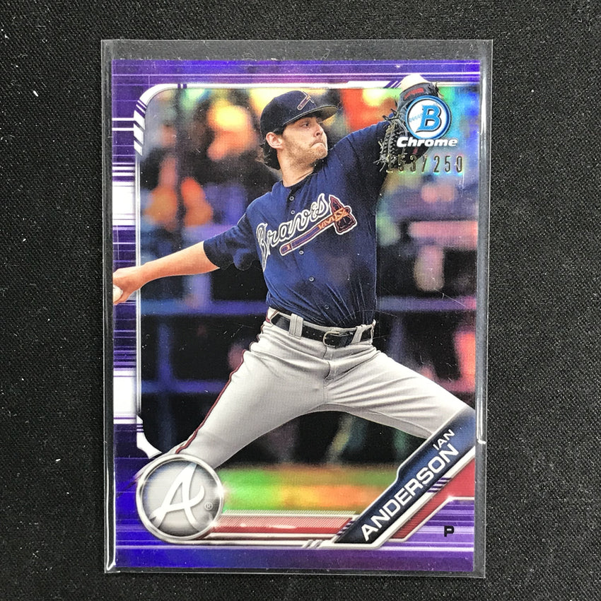 2019 Bowman Chrome IAN ANDERSON Base Purple 153/250-Cherry Collectables
