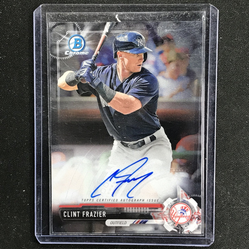 2017 Bowman Chrome CLINT FRAZIER Prospect Auto #CF-Cherry Collectables
