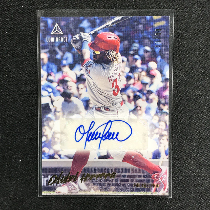 2020 Chronicles ODUBEL HERRERA Luminance Auto Gold 40/99-Cherry Collectables