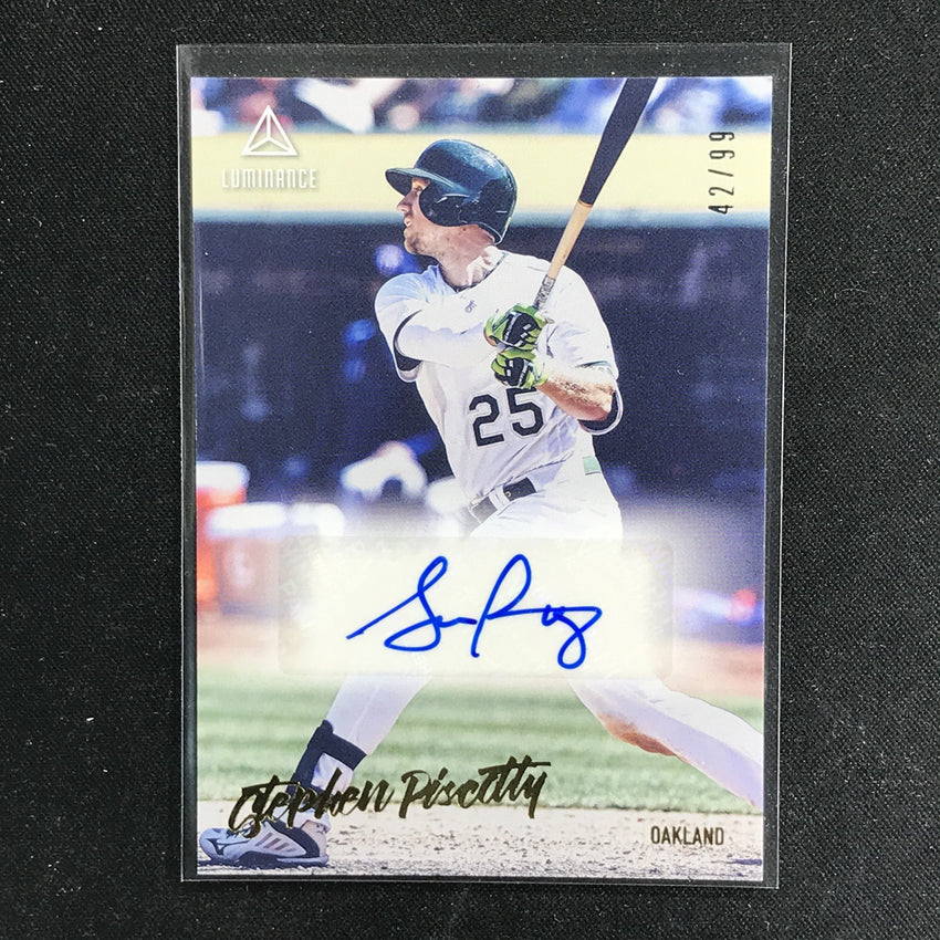 2020 Chronicles STEPHEN PISCOTTY Luminance Auto Gold 42/99-Cherry Collectables