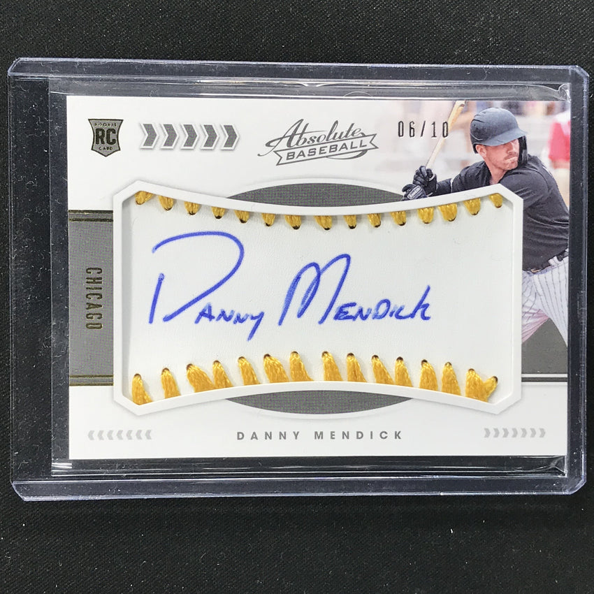 2020 Absolute DANNY MENDICK Rookie Baseball Material Auto Gold 6/10-Cherry Collectables