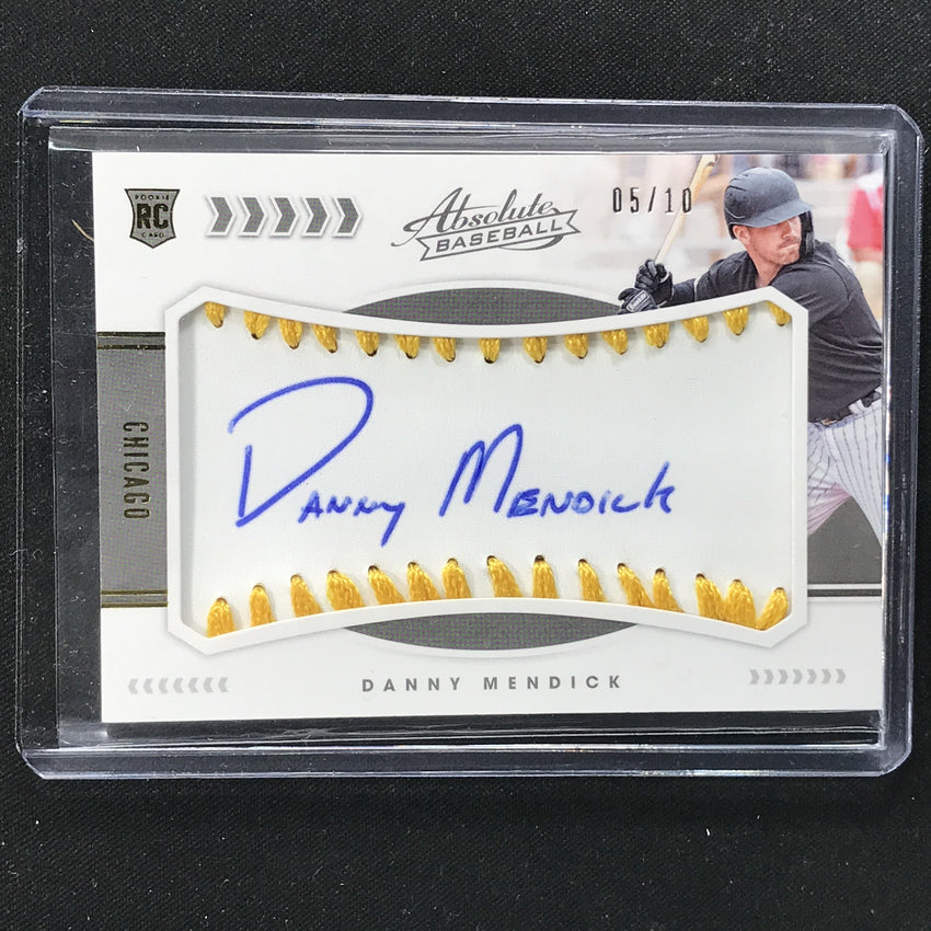 2020 Absolute DANNY MENDICK Rookie Baseball Material Auto Gold 5/10-Cherry Collectables