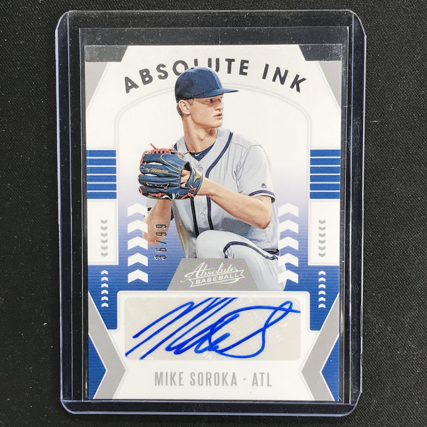 2020 Absolute MIKE SOROKA Absolute Ink Auto 36/99-Cherry Collectables