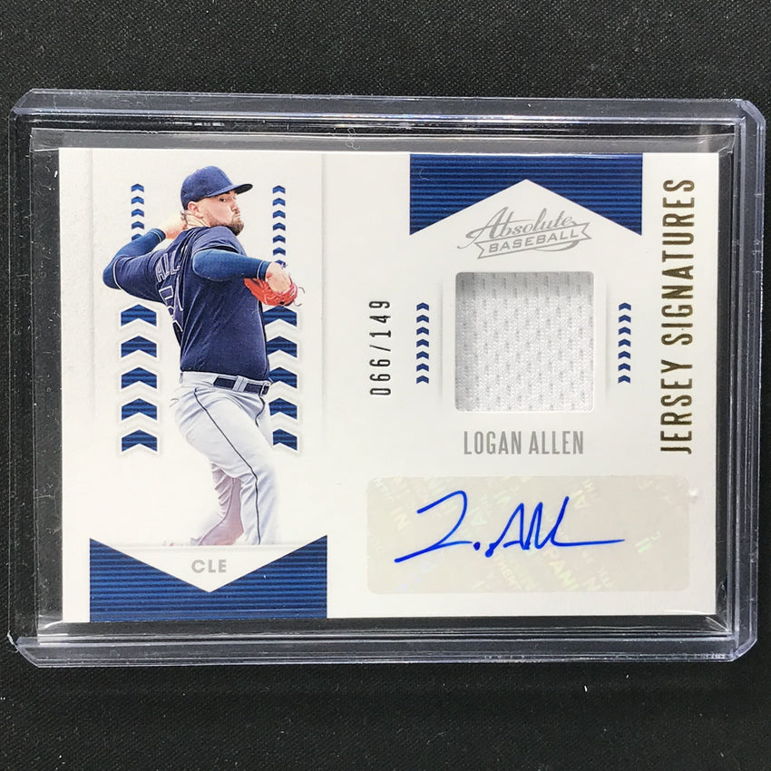 2020 Absolute LOGAN ALLEN Jersey Signatures 66/149-Cherry Collectables